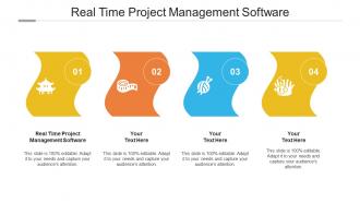 Real time project management software ppt powerpoint presentation portfolio design ideas cpb