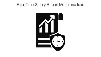 Real Time Safety Report Monotone Icon In Powerpoint Pptx Png And Editable Eps Format