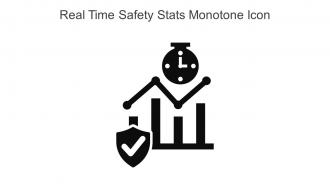 Real Time Safety Stats Monotone Icon In Powerpoint Pptx Png And Editable Eps Format