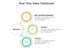 Real time sales dashboard ppt powerpoint presentation icon elements cpb