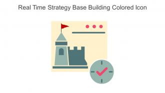 Real Time Strategy Base Building Colored Icon In Powerpoint Pptx Png And Editable Eps Format