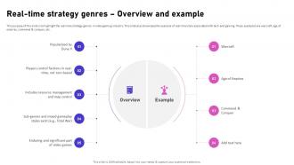 Real Time Strategy Genres Overview And Example Video Game Emerging Trends