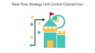 Real Time Strategy Unit Control Colored Icon In Powerpoint Pptx Png And Editable Eps Format