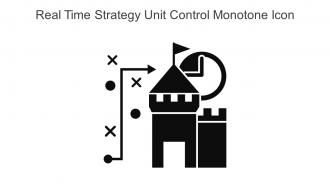Real Time Strategy Unit Control Monotone Icon In Powerpoint Pptx Png And Editable Eps Format