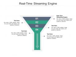 Real time streaming engine ppt powerpoint presentation professional graphics cpb