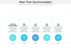 Real time synchronization ppt powerpoint presentation icon structure cpb