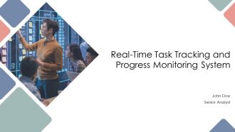 Real Time Task Tracking And Progress Monitoring System PPT Demonstration AT