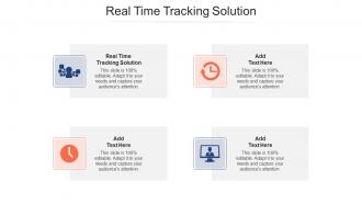 Real Time Tracking Solution Ppt Powerpoint Presentation Model Outline Cpb