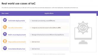 Real World Use Cases Of Iac