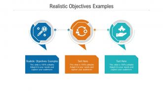 Realistic objectives examples ppt powerpoint presentation ideas design ideas cpb