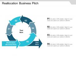 Reallocation business pitch ppt powerpoint presentation icon aids cpb