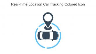 Realtime Location Car Tracking Colored Icon In Powerpoint Pptx Png And Editable Eps Format