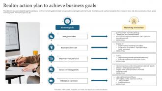 Realtor Action Plan To Achieve Business Goals