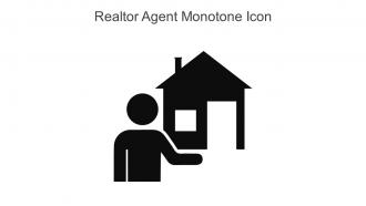 Realtor Agent Monotone Icon In Powerpoint Pptx Png And Editable Eps Format