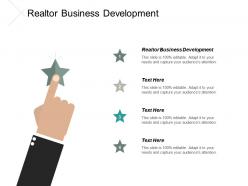 Realtor business development ppt powerpoint presentation portfolio samples cpb