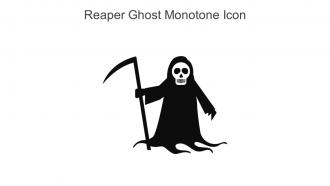 Reaper Ghost Monotone Icon In Powerpoint Pptx Png And Editable Eps Format