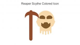 Reaper Scythe Colored Icon In Powerpoint Pptx Png And Editable Eps Format
