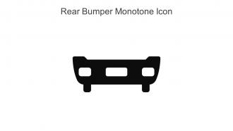 Rear Bumper Monotone Icon In Powerpoint Pptx Png And Editable Eps Format