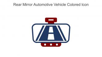 Rear Mirror Automotive Vehicle Colored Icon In Powerpoint Pptx Png And Editable Eps Format