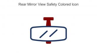 Rear Mirror View Safety Colored Icon In Powerpoint Pptx Png And Editable Eps Format