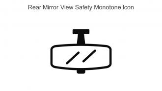 Rear Mirror View Safety Monotone Icon In Powerpoint Pptx Png And Editable Eps Format