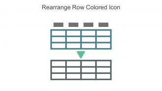Rearrange Row Colored Icon In Powerpoint Pptx Png And Editable Eps Format