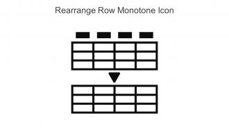 Rearrange Row Monotone Icon In Powerpoint Pptx Png And Editable Eps Format