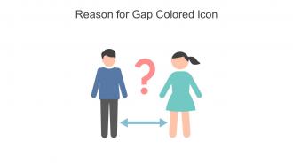Reason For Gap Colored Icon In Powerpoint Pptx Png And Editable Eps Format