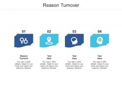 Reason turnover ppt powerpoint presentation file files cpb