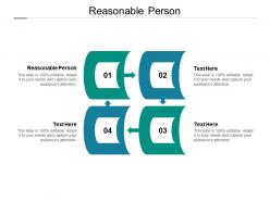 Reasonable person ppt powerpoint presentation visual aids example file cpb