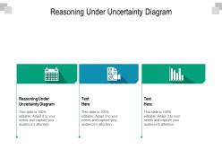 Reasoning under uncertainty diagram ppt powerpoint presentation ideas icons cpb