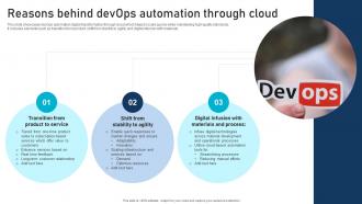 Reasons Behind Devops Automation Through Cloud