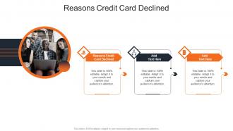 Reasons Credit Card Declined In Powerpoint And Google Slides Cpb