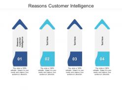 Reasons customer intelligence ppt powerpoint presentation slides influencers cpb
