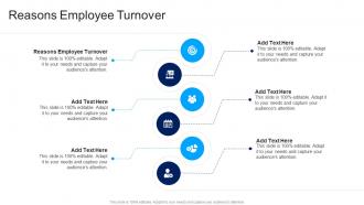 Reasons Employee Turnover In Powerpoint And Google Slides Cpb