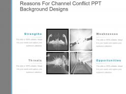 Reasons for channel conflict ppt background designs