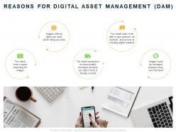 Reasons for digital asset management dam ppt powerpoint presentation inspiration master slide