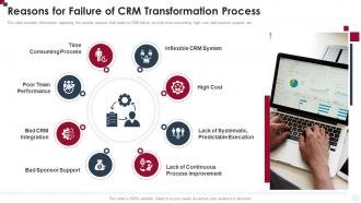 Reasons For Failure Of CRM Transformation Process How To Improve Customer Service Toolkit