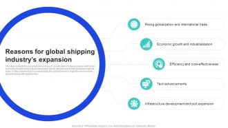 Reasons For Global Shipping Industrys Expansion Shipping Industry Report Market Size IR SS