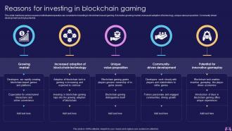 Reasons For Investing In Blockchain Gaming Introduction To Blockchain Enabled Gaming BCT SS