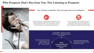 Reasons For Potential Clients Not Buying Training Ppt Pre-designed Impactful