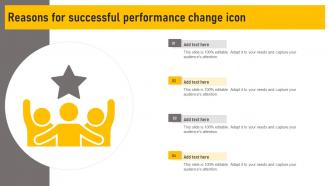 Reasons For Successful Performance Change Icon