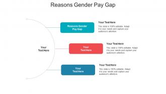 Reasons gender pay gap ppt powerpoint presentation inspiration example cpb