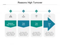 Reasons high turnover ppt powerpoint presentation infographics outfit cpb