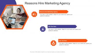 Reasons Hire Marketing Agency In Powerpoint And Google Slides Cpb