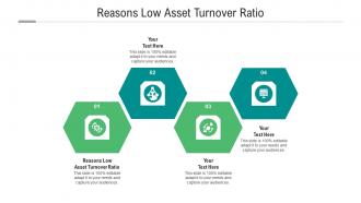 Reasons low asset turnover ratio ppt powerpoint presentation icon brochure cpb
