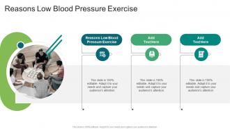 Reasons Low Blood Pressure Exercise In Powerpoint And Google Slides Cpb
