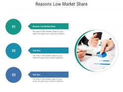 Reasons low market share ppt powerpoint presentation ideas design ideas cpb