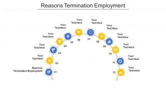 Reasons termination employment ppt powerpoint presentation layouts cpb