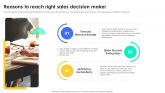Reasons To Reach Right Sales Decision Maker